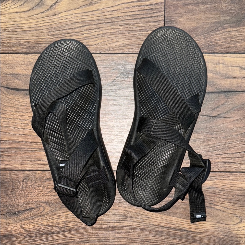Chaco Black Strappy Sandals
